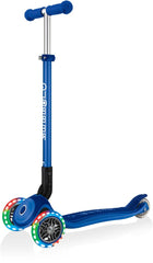 Mini-trottinette Globber | Lampes pliables Primo Plus | Bleu