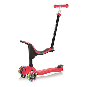 Globber Laufrad / Dreirad | GO UP Sporty Lights with Stabilizer | rot - Funwheel