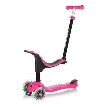 Globber Laufrad / Dreirad | GO UP Sporty Lights with Stabilizer | Pink - Funwheel