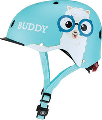 Globeur | Casque pour enfants | Lumières d'élite | XS-S | Copain bleu ciel