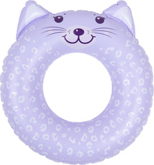 Les essentiels de la natation | Bouée de natation 55cm | Léopard violet