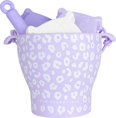 Les essentiels de la natation | Jouets de plage en silicone | Léopard violet