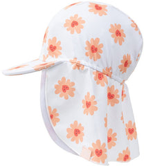 Les essentiels de la natation | Chapeau de soleil UV | 0-1 ans | Coeurs de fleurs