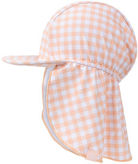 Les essentiels de la natation | Chapeau de soleil UV | 0-1 ans | Orange abricot