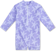 Swim Essentials | Schwimmanzug Jungs | Lila Seastar