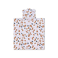 Swim Essentials | Luxe Strandponcho | Kaki Leopard
