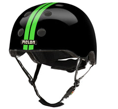 Melons | Casque | Droit Vert Noir