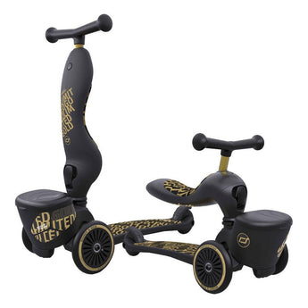Scoot and Ride Laufrad / Dreirad | Highwaykick 1 lifestyle | Black-gold - Funwheel