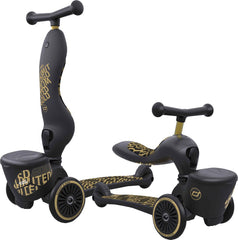 Scoot and Ride balance bike / tricycle | Highwaykick 1 lifestyle | Black-gold