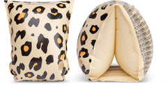 Swim Essentials | Swimming Fins 2-6 Years | Beige Leopard