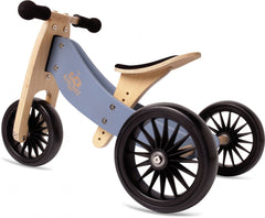 Kinderfeets wooden balance bike | Tiny Tot Plus | Blue