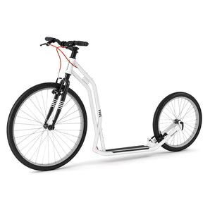 Yedoo Scooter mit Lufträder I Five Numbers I Weiss