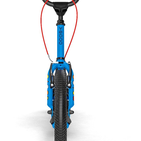 Yedoo Scooter mit Lufträder | Wzoom Emoji | Blau - Funwheel