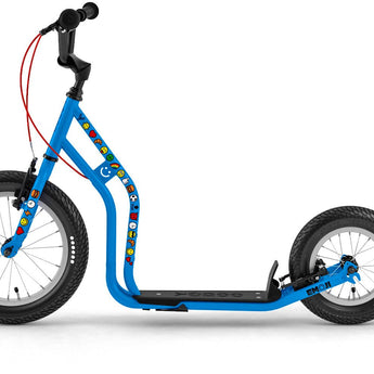 Yedoo Scooter mit Lufträder | Wzoom Emoji | Blau - Funwheel