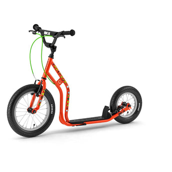 Yedoo Scooter mit Lufträder | Wzoom Emoji | Rot - Funwheel