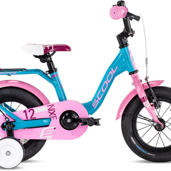 S'COOL | Fahrrad | niXe 12-1S | ocean, pink - Funwheel