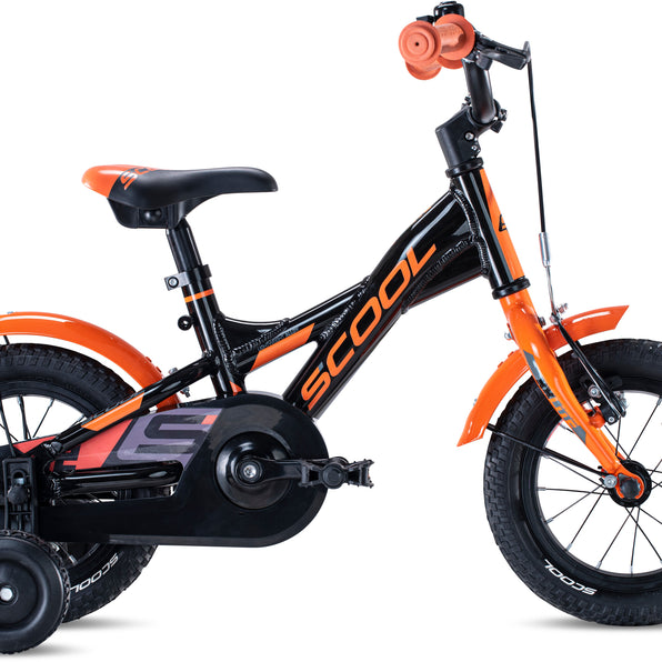 S'COOL | Fahrrad 12 | XXlite alloy | schwarz orange - Funwheel