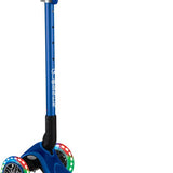 Globber Mini Scooter | Primo Foldable Plus Lights | Blue - Funwheel