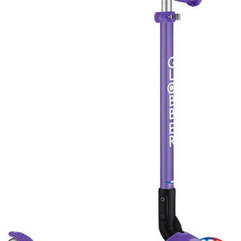 Globber Mini Scooter | Primo Foldable Plus Lights | Violet - Funwheel