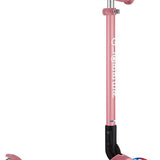 Globber Mini Scooter | Primo Foldable Plus Lights | Pastel Pink - Funwheel