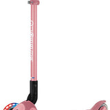 Globber Mini Scooter | Primo Foldable Plus Lights | Pastel Pink - Funwheel