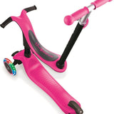 Globber Laufrad / Dreirad | GO UP Sporty Lights with Stabilizer | Pink - Funwheel