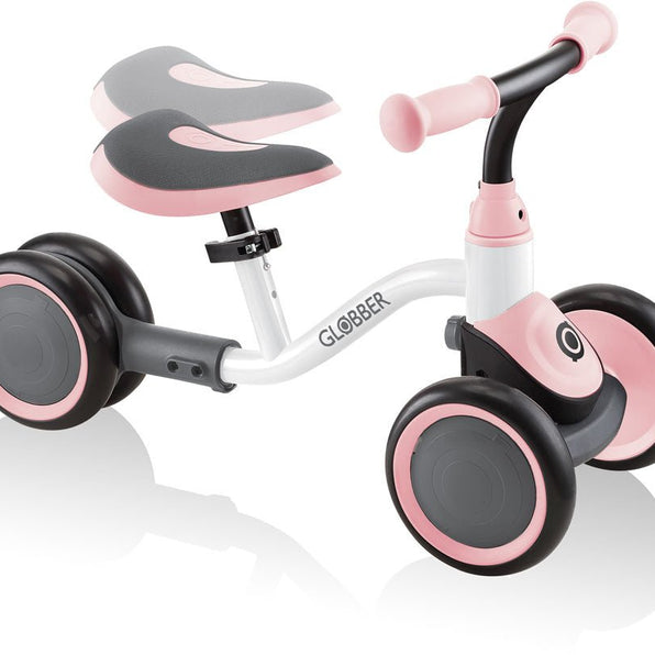 Globber Laufrad / Vierrad | Learning Bike | White-pastel pink - Funwheel