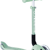 Globber Mini Scooter | JUNIOR Foldable Lights Eco | Pistachio - Funwheel