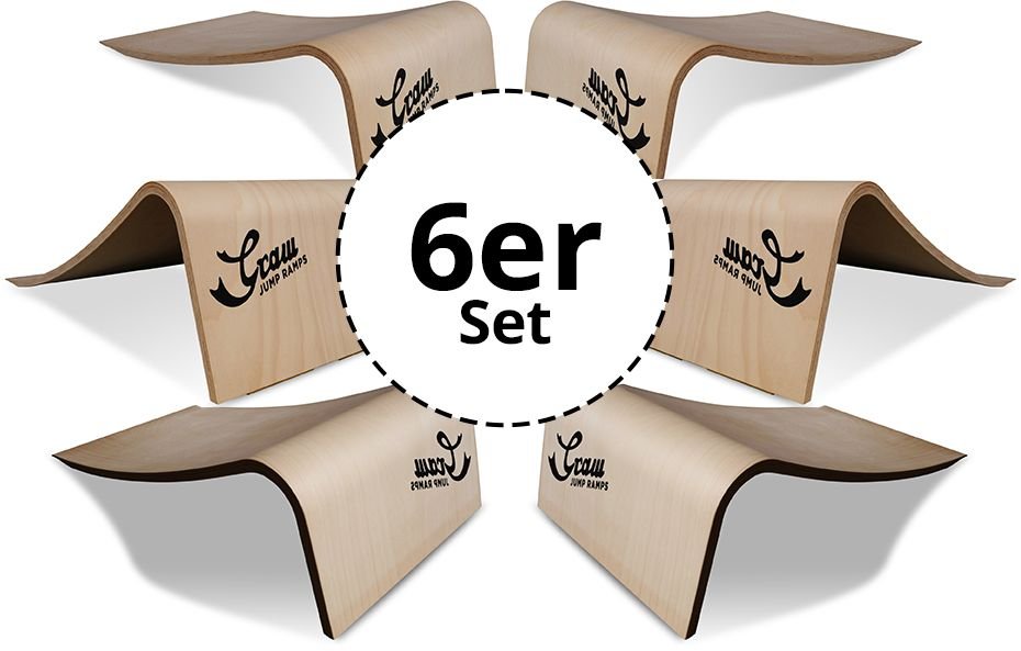 Graw Jump Ramps | Skate Rampe | J-Serie | 6er-Set