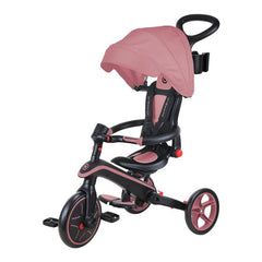 Globber balance bike / tricycle | Trike Explorer 4 in 1 Foldable | Deep Pastel Pink