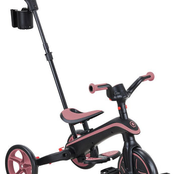 Globber Laufrad / Dreirad | Trike Explorer 4 in 1 Foldable | Deep Pastel Pink - Funwheel