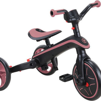 Globber Laufrad / Dreirad | Trike Explorer 4 in 1 Foldable | Deep Pastel Pink - Funwheel