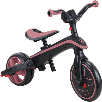 Globber Laufrad / Dreirad | Trike Explorer 4 in 1 Foldable | Deep Pastel Pink - Funwheel