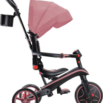 Globber Laufrad / Dreirad | Trike Explorer 4 in 1 Foldable | Deep Pastel Pink - Funwheel