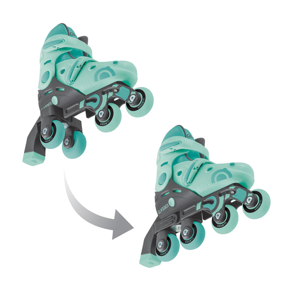 Globber | Inline Skate 2 in 1 | Gr. 26-29 | Mint