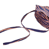 Blue Orange Zebra Striped Sunhat 4