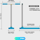 Indo Trampolin Scooter | PRO | blau - Funwheel