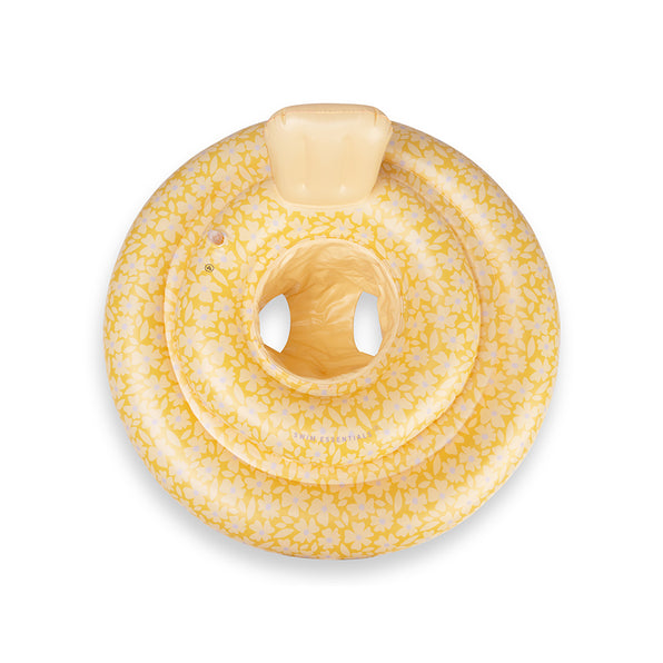 Swim Essentials | Baby-Schwimmsitz 0-1 Jahre | Yellow flowers