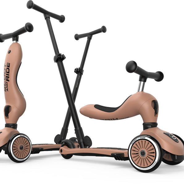 Scoot and Ride Laufrad / Dreirad | Push and Go | Mocha