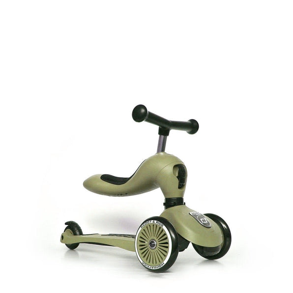 Scoot and Ride Laufrad / Dreirad | Highwaykick 1 | Olive - Funwheel