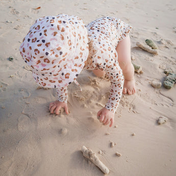 Kaki Leopard Girls Rashguard 10