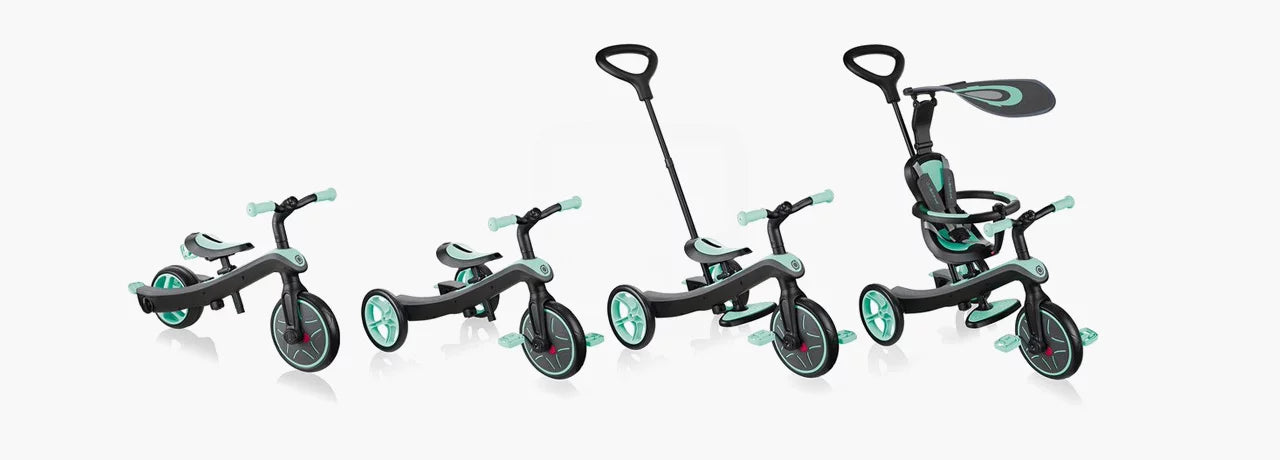 Trike mit Schiebestange