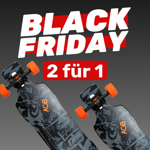 AOB Longboard 38.5 Zoll Black Shot 2 für 1