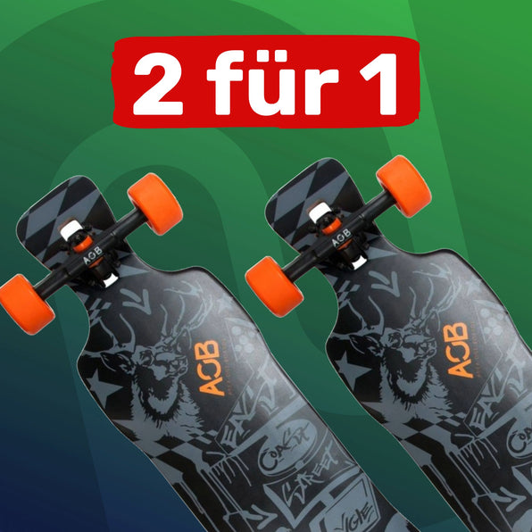 AOB Longboard 38.5 Zoll Black Shot 2 für 1