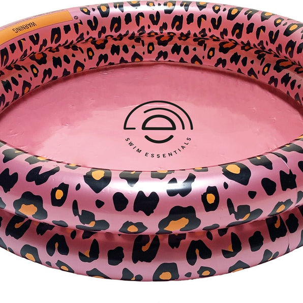 Les essentiels de la natation | Piscine bébé 60cm | Léopard Or Rose