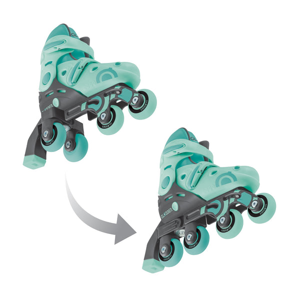 Globber | Inline Skate 2 in 1 | Gr. 26-29 | Mint
