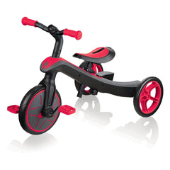 Draisienne / tricycle Globber | Tricycle Explorateur 2 en 1 | Rouge