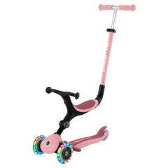 Globber balance bike / tricycle | GO UP Active Lights | Pastel pink