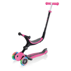 Globber Laufrad / Dreirad | GO UP Foldable Plus Lights | Pink