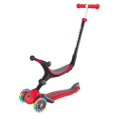 Globber Laufrad / Dreirad | GO UP Foldable Plus Lights | Rot
